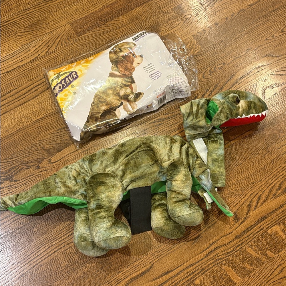 Forum Novelties Green Dinosaur Dog Costume, medium